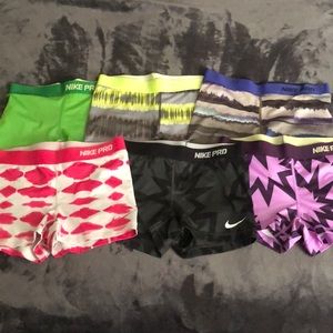 Nike pro shorts bundle!